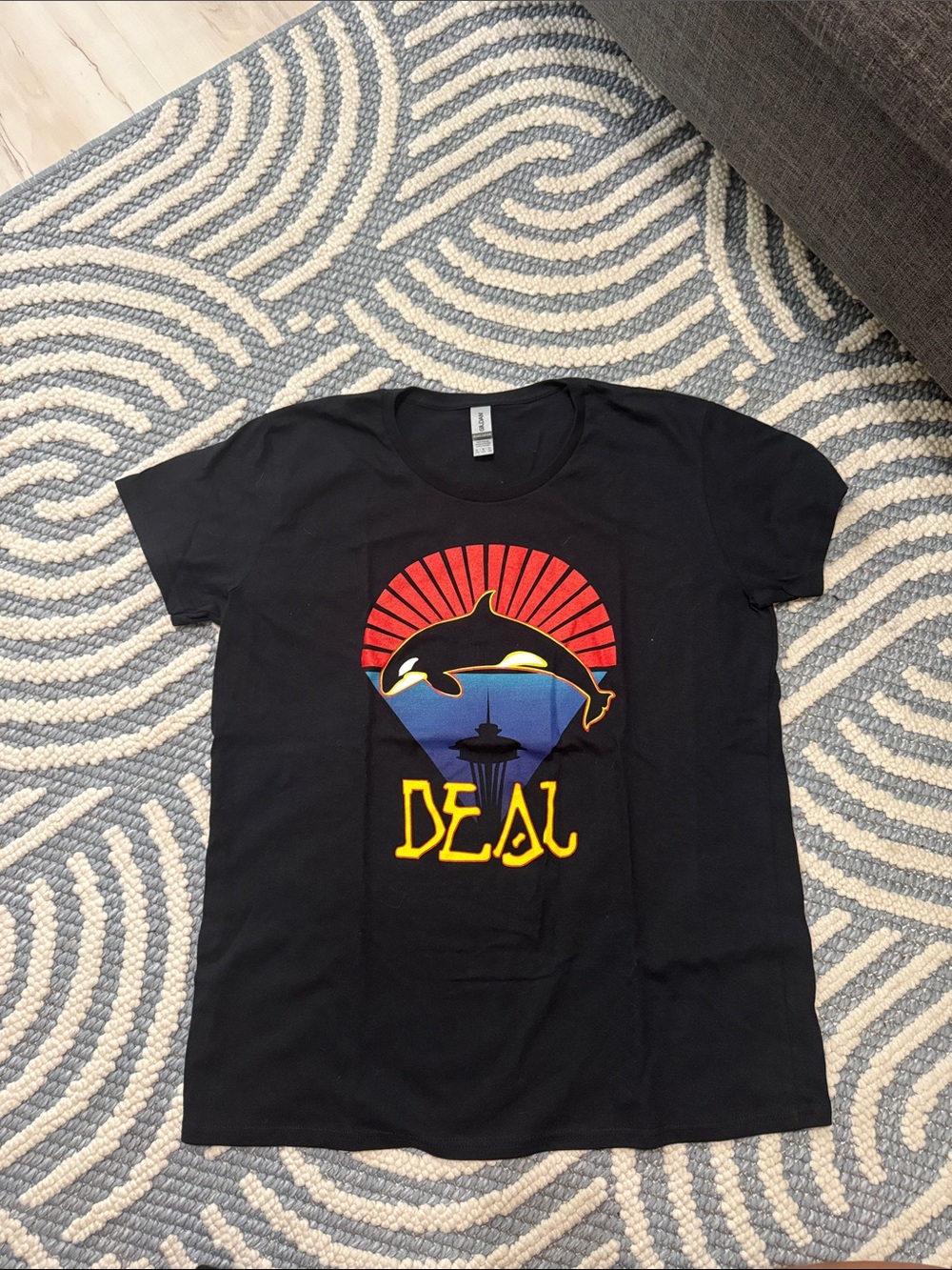 DEAL Seattle Grateful Dead Tribute Band Orca Graphic Tee XL